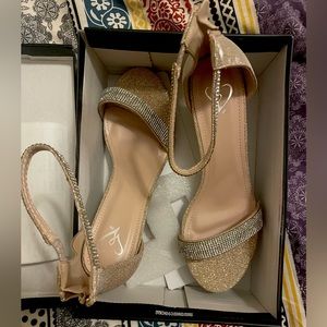 Never been worn 3.5 inch heels from Windsor. Size 10.